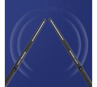 Portable Electronic Drum Set with 3D Motion Sensing Technology, Virtual Reality Sound Experience, Compact Air Drum for Practice Anywh(BLACK)