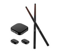 Portable Electronic Drumsticks with Two Foot Pedals Connectable to 16D Speakers Low Latency Ideal for Beginners Adults Professional Drummers Students