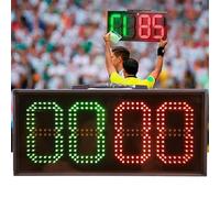 Portable Electronic Football Substitution Board, Referee Player Change Display for Soccer Match