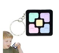 Portable Electronic Game - Brain Bolt Quick Ignition Battery Powered Memory Game for | Easy to Use Portable Toys with Hanging Chain for Bags, Keys, Backpacks