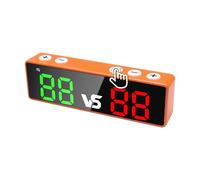 Portable Electronic Scoreboard with Buzzer-Wireless Digital Scoreboard, Realtime Dual-Scoring Display 0-99 for Table Tennis, Snooker, Squash Ball, Air Hockey, Basketball, Volleyball(Battery Powered )