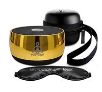 Portable Electronic Tibetan Singing Bowl, 4 Healing Frequencies (417-639Hz)& Singing Bowl Tone - USB-C Rechargeable Meditation Musical Instrument for Yoga, Relaxation, Reiki, Chakra Balance