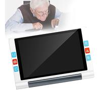SACLMD Portable Electronic Video Magnifier 8.0" for Visually Impaired Low Vision with Macular Degeneration,2X-20X Magnification 26 Colour Modes,White