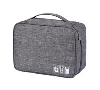 Portable Electronics Accessories Organizer Bag, Large Polyester Travel Case | Waterproof Protective Storage, Digital Accessory Pouch, Charger Organiser, Daily Life and Travel Use