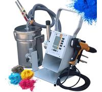 Portable Electrostatic Powder Coating Kit - Air Paint Spray Gun & Display Powder Coating Machine Tool for Car Primer and Coatings