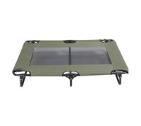 Portable Elevated Pet Bed, Cooling Mesh Raised Dog Cot Bed with Non-Slip Feet, Watertight and Washable for Indoor & Outdoor, Large, Foldable (76 * 51 * 18cm)