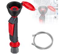 Portable Emergency Eye Wash Faucet with Drench Hose, One-Click Start | Dust Protection, Multilayer Filter Nozzle, Emergency Eyewash Station for Lab, Industrial, School, Hospital