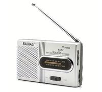 Portable Emergency Radio, FM/AM Emergency Radio with Solar Powered Rechargeable Handheld Dynamo Radio with LED Flashlight and Reading Light 2000mAh Powerbank SOS Alarm for Outdoor Camping Radio