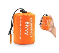 Portable Emergency Sleeping Bag Reusable Survival Bivvy Sack Lightweight Wa
