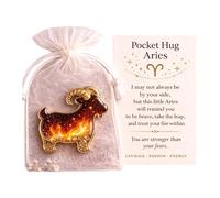 Portable Emotion Card with Acrylic Constellatory Charm Birthday Anniversary Festival Celebration Starsign Greeting Cards