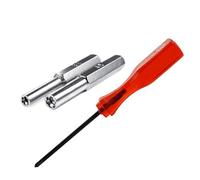 Portable Ergonomic Retro Gaming Tool 3Piece Antislip Screwdriver Suitable for Console Hardware Fixing Memory Card Access Resistant Steel Screwdriver Set