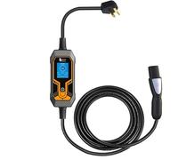 Portable EV Charger Wallbox 7KW 32A 1Phase Level 2 With 5m Cable Current Adjustable(32A7KW-14-50P plug)