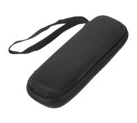 Portable EVA Cable Organizer Case for Earphones and Data Cables | Integrated Multilayer Partition Layout, Adjustable Interior Sections, Hand Strap Carry, Black Finish