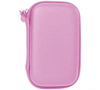 Portable EVA Case 14x8cm for Baseus Romoss(Pink) | Shock-absorbing EVA shell, drop protection, scratch resistant, fits 14x8cm devices, travel essential