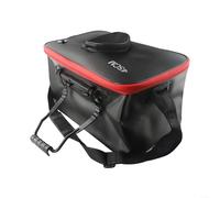Portable EVA Folding Fishing Bucket for Marine Environments Live Fish Storage Box with Mesh Top and Post-Fill Structural Recovery (45cm)