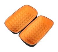 Portable EVA Hard Carrying Shell Case Outdoor Travel Case for JBL Pulse 5 Pulse5 Waterproof Wireless Bluetooth Speaker (Orange lining)