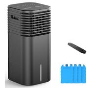 Portable Evaporative Air Conditioner with 120° Oscillation, 3 Speeds and 3 Modes, 2 Litre Water Tank and 4 Containers of 22