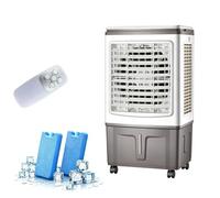 Portable Evaporative Air Cooler, 12L Removable Tank with Remote Control and Swivel Wheels for Bedroom, Living Room, Office, Garage and Camping (33.5 * 83 * 47cm)