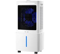 Portable Evaporative Air Cooler 25L, 3 Speeds, 120° Oscillation, 3 in 1 Air Conditioner, Mobile Quiet Cooling with Wheel for Bedroom, Office & Home | 78 * 39 * 34cm/31 * 15 * 13in