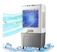 Portable Evaporative Air Cooler 3-in-1: Room AC with Oscillation, 3 Speeds for Home Office,No Remote Control,80cm