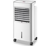 Portable evaporative air cooler, fan with control, 4 swivel casters