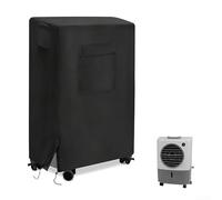 Portable Evaporative Cooler Cover, Swamp Cooler Cover Waterproof 600D Oxford with Vents Handles Adjustable Straps for Outdoor AC Unit Protection All Season(22 x 12 x 28inch)