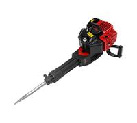 Portable Excavator 1900W 52CC 2-Stroke Air-Cooled Hand-Held Digger Large Fuel Tank Garden Tree Digger Equipped with Three Types of Blade Heads, Hand Pull Start Tree Digging Machine for Garden, Farm
