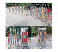 Portable Expanble Traffic Barrier Gate with WheeCrowd Control for Events & Outdoor Safety (1.4x2.5m) Flexible Retractable Design Easy Setup & Mobility