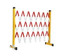 Portable Expandable Fiberglass Fence 1.2 x 2.5m, Adjustable Pet Barrier Gate with Wheels, Flexible Mobile Safety Fence, C-1.2 x 6m (W 1.2 x 2m)