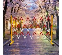 Portable Expandable Metal Barrier for Traffic Control - 1.2m x 1.5m Crowd Control Fence, Easy Assembly, Safe Barrier for Events, Outdoor Safety & Restricted Areas