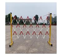 Portable Expandable Metal Barrier for Traffic Control Outdoor Construction Safety Easy Setup & Design - Ideal for Crowd Management & Site Protection