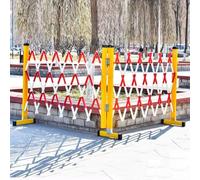 Portable Expandable Mobile Barricade Gate - 1.2m x 5m Safety Barrier for Home & School, Temporary Crowd Control Fence with Wheels, Indoor & Outdoor Use
