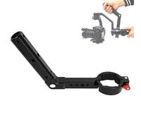 Portable Extension Handle Grip for Zhiyun Crane 2 and Feiyu AK2000, Aluminum Alloy Stabilizer Handle with Silicone Pad and 1/4" 3/8" Ports for Heavy DSLR Gimbal Support