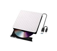 Portable External Disk Drive USB High Speed Digital Media Writer Laptop External Drive for Laptop Desktop Computer