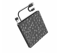 Portable External DVDs Drive RWs Burners Two Interfaces USB Type C Fast Speed CDs Recorders Player Two Port Rws Drive for