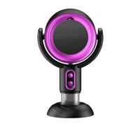 Portable Extractor Fan Kitchen, Compact Stove Fan with Two Speed Settings and Removable Washable Filter, Wireless Kitchen Extractor Hood for Home, Office, Cooking, Desk and Travel (Rose Red)