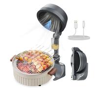 Portable Extractor Fan,Mini Desktop Hood Kitchen Extractor Hood With 3-Speed Exhaust Fan,Detachable Filter & Oil Collection Cup Kitchen Vent for Apartment, RV, Indoor&Outdoor BBQ [Energy Class A]