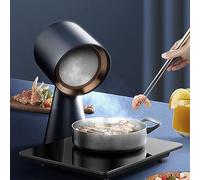 Portable Extractor Hood, 40W Desktop Cooker Hood, One-Click Adjustment, Two Gears Optional, 3.5m³/Min Strong Suction, Easy to Clean, Low Noise, for Home, Kitchen Hot Pot, BBQ.