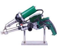 Portable Extrusion Welder Gun, 1600W Dual Heating Handheld Plastic Welder Kit, 360° Rotating Nozzle for Fabrication & Repair of PE PP HDPE EVA Pipe