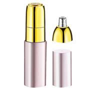 Portable Eyebrow Trimmer, Facial Hair Remover, Eyebrow Trimmer, Electric Lipstick Shape Facial Trimmer for Women - Washable Shaver for Intimate Nose Hair and Nose Hair