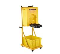 Portable Eyewash Station for Emergency Eye Safety, 53L Refillable Tank, Ideal for Laboratories and Industrial Use