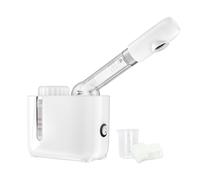 Portable Facial Steamer and Face Sauna Spa with Aromatherapy Design for Personal Care at Home or Salon Hydrating Cleansing Skincare (White 150ml)