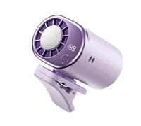 Portable Fan Clip On - Car Clamp LED Rotating 199-Speeds Adjustable Air Conditioner - Vehicle Cooling Fan | for Business Trip Vacation Automotive Truck Sedan Camping Outdoor Commuting