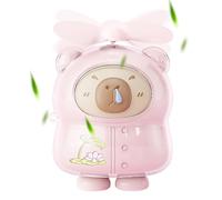 Portable Fan for Travel - Cute Capybara Personal Air Blower | Silent USB Rechargeable Hand-held Fan for Kids Adults Camping Travel Beach School Desk Tent