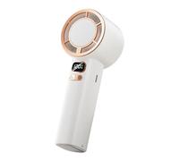 Portable Fan for Travel, Handheld Cooling Fan with Digital Display, Adjustable Cooling Device Speed 1-120 with 3000 mAh Battery for Beach Work School Hiking