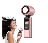 Portable Fan for Travel - Portable Handheld Cooling Ice Fan | Powerful Cooling Personal Fan Handheld | 100 Speed Foldable Air Cooler with LED Display, Rechargeable Cool Gadget for Outdoor Camping