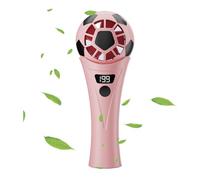 Portable Fan Handheld - USB Rechargeable Blower, 5 Speeds Cooling Fan for Commuting, Soccer Shape Tool, Outdoor Blower with Low Noise Brushless Motor, Ventilation Tool for Ventilating & Refreshing