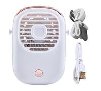 Portable Fan - Neck Fan | Cooling Fans | USB Rechargeable Desk Fan, Cooling Gadget for Men and Women, Workplace, Beach, Mar