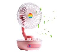 Portable Fan Portable Fan Quiet Adjustable Rechargeable | Small Fans For Bedroom For Car Room Beach Tent Home Travel Camping Office