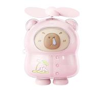 Portable Fan - Quiet Capybara Blowing Equipment | USB Rechargeable Handheld Quiet Fan for Kids Adults Students Travel Outdoor Beach Tent Gym School